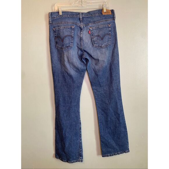 Levi’s Vintage Light Wash 515 Mid Rise Bootcut Jeans Size 10 - Picture 6 of 7